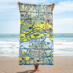 Seattle Tacoma International Airport (SEA) VFR Sectional Towel