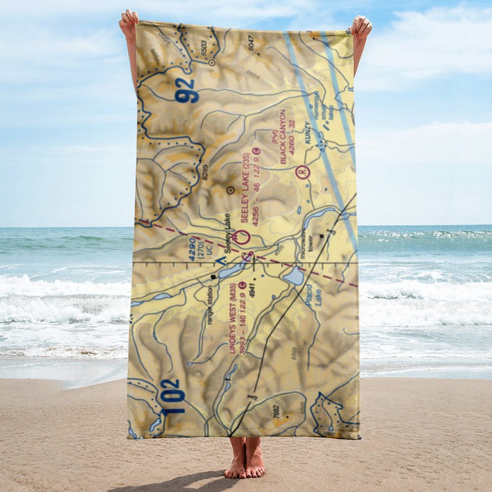 Seeley Lake Airport (23S) VFR Sectional Towel 