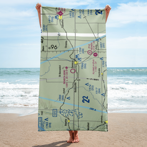 Seneca Municipal Airport (62K) VFR Sectional Towel