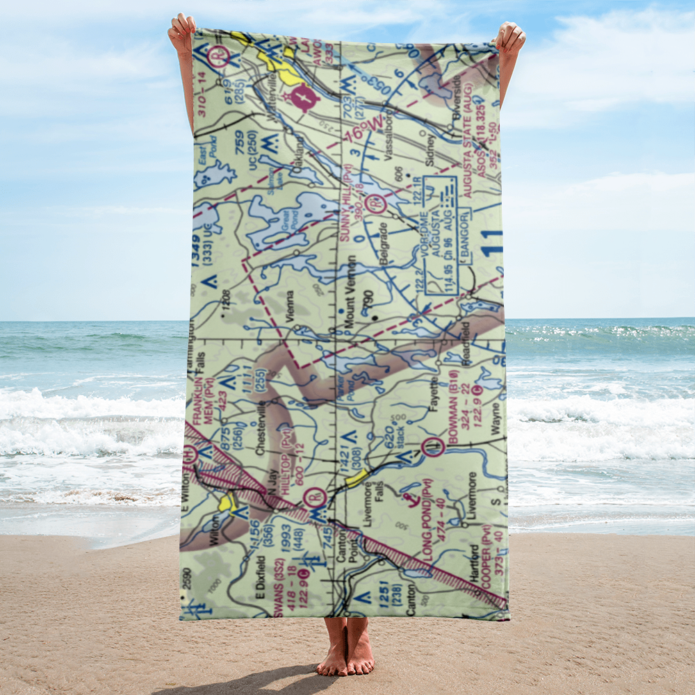 Seven G S Seaplane Base (75B) VFR Sectional Towel 