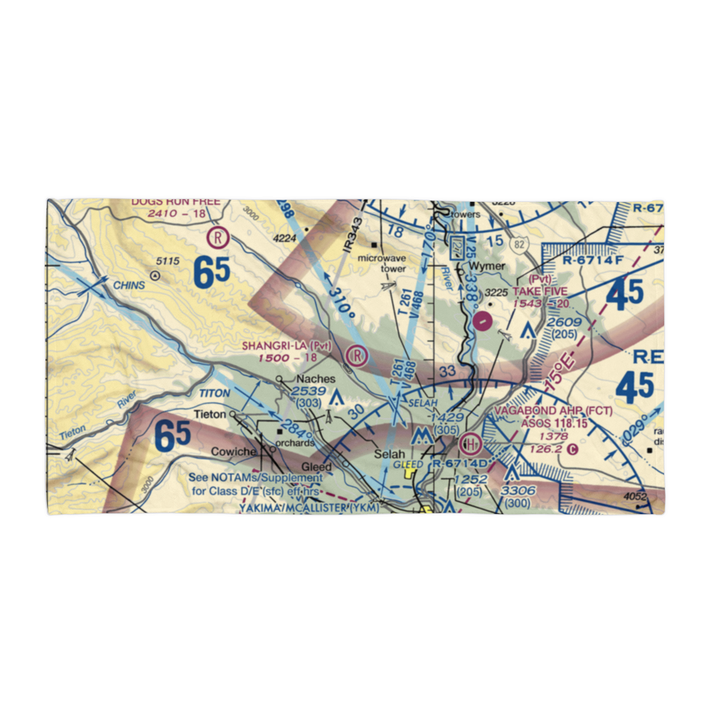 Shangri-La Airport (0WN1) VFR Sectional Towel 