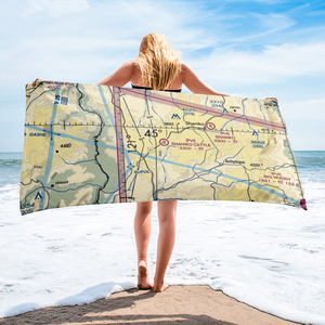 Shaniko Cattle Airport (OG54) VFR Sectional Towel