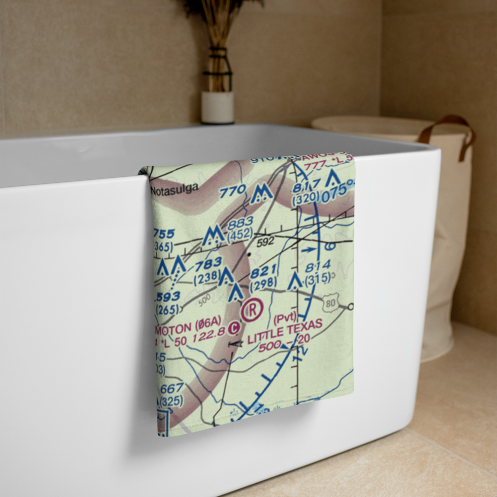 Sharpe Field (TGE) VFR Sectional Towel 