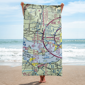 Shaw Meadow Airport (VT52) VFR Sectional Towel