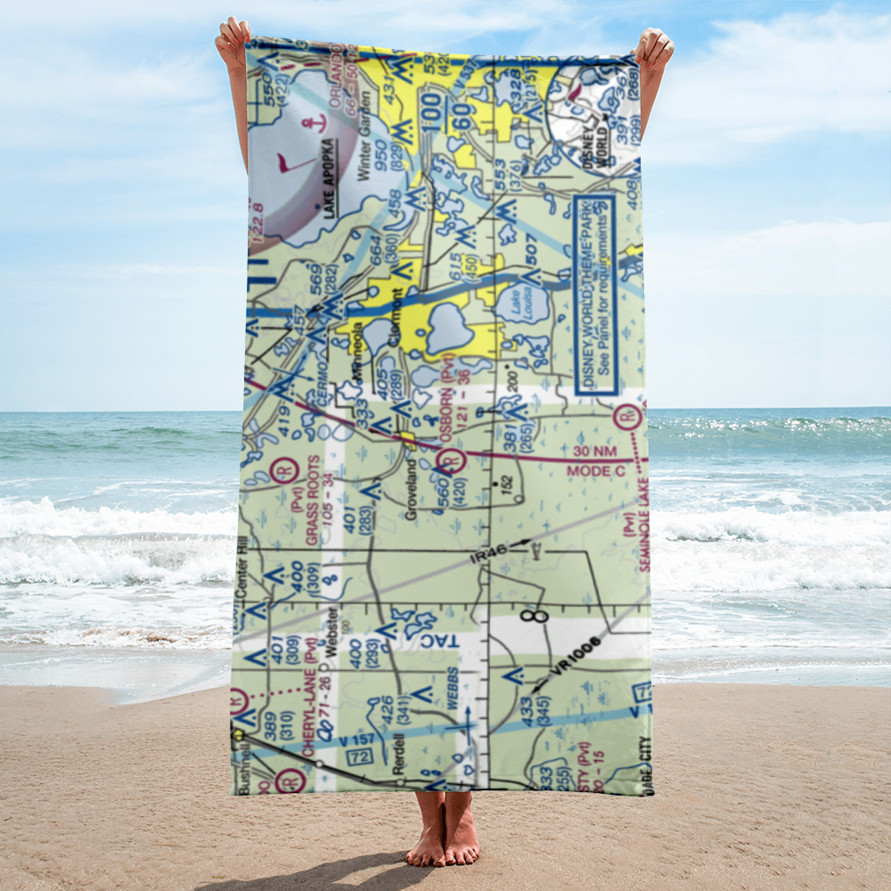 Sheets Airport (FA42) VFR Sectional Towel 