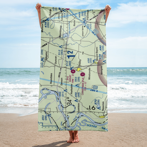 Shelby Air Service Airport (93MS) VFR Sectional Towel