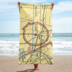 Shelby Airport (SBX) VFR Sectional Towel