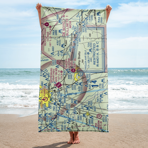 Shelby Auxiliary Field One Airport (SH1) VFR Sectional Towel