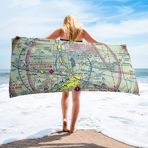 Sheppard Air Force Base-Wichita Falls Municipal Airport (SPS) VFR Sectional Towel