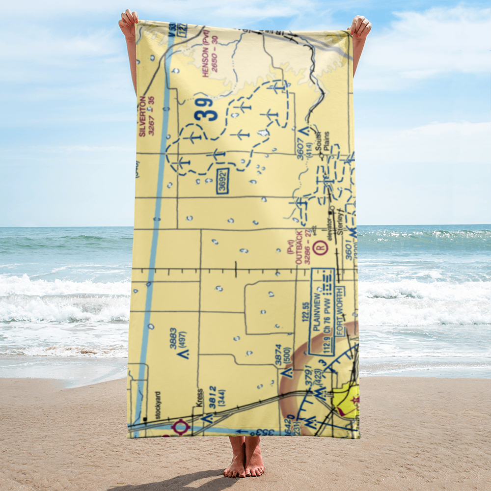 Sherman Farm Air Airport (US-0993) VFR Sectional Towel 