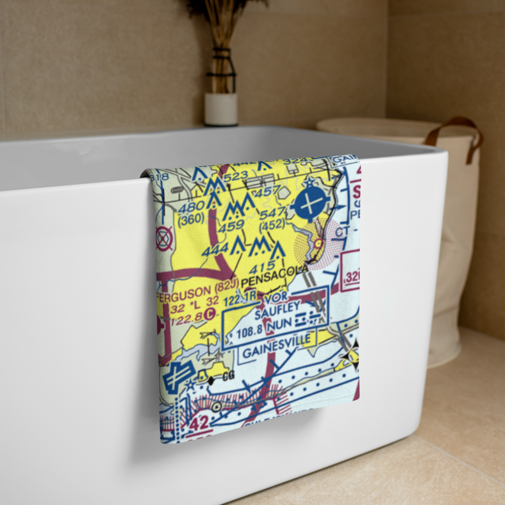 Shields Airport (AL55) VFR Sectional Towel 