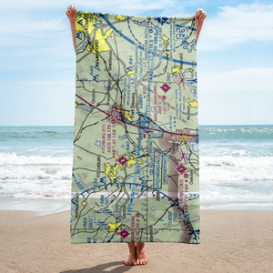 Shirley Airport (61MA) VFR Sectional Towel