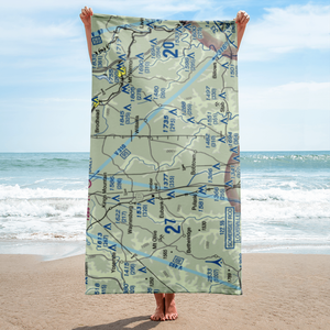 Short Airport (53KY) VFR Sectional Towel