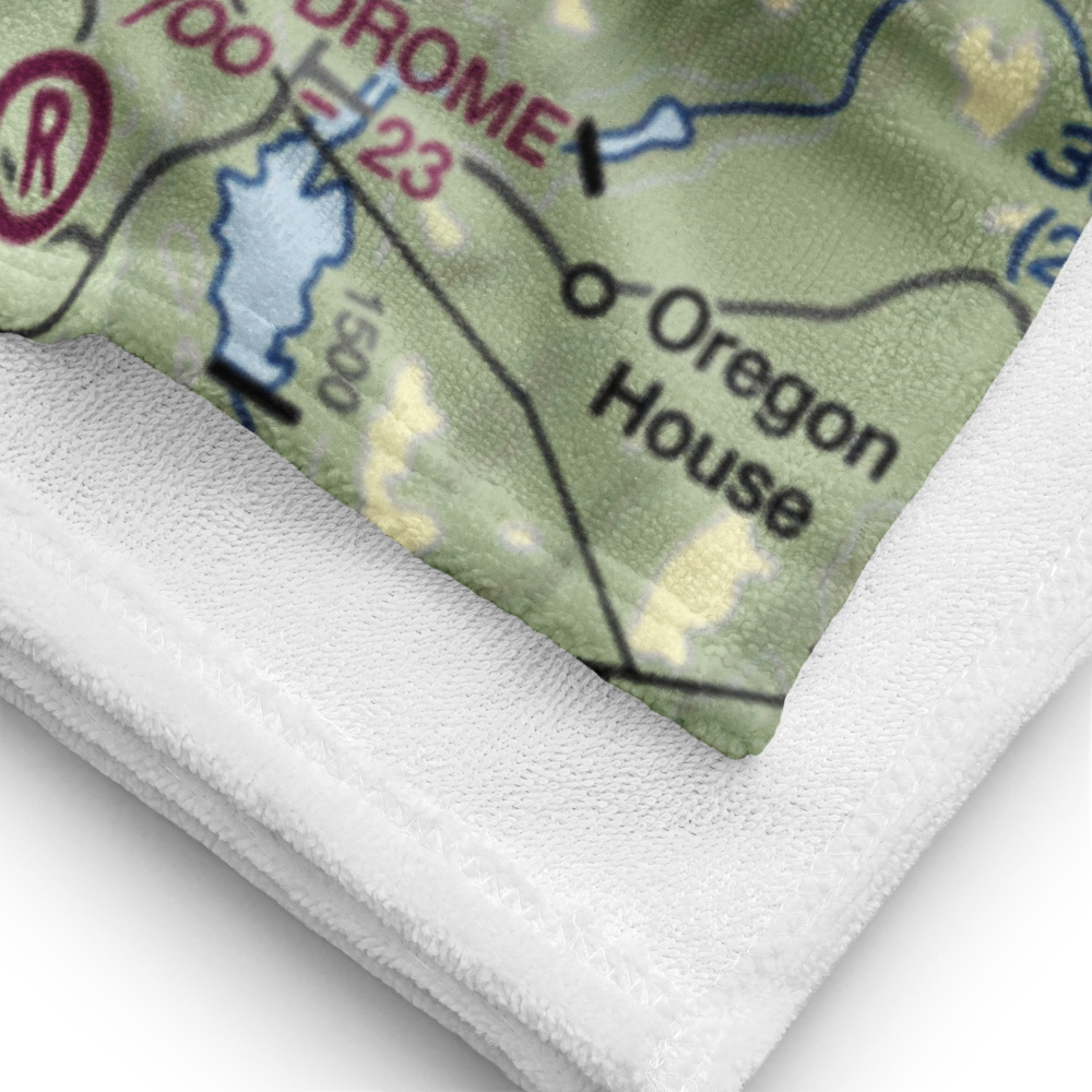 Siller Bros Inc Airport (97CL) VFR Sectional Towel 