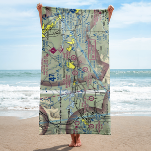 Silver Creek Airport (NC52) VFR Sectional Towel