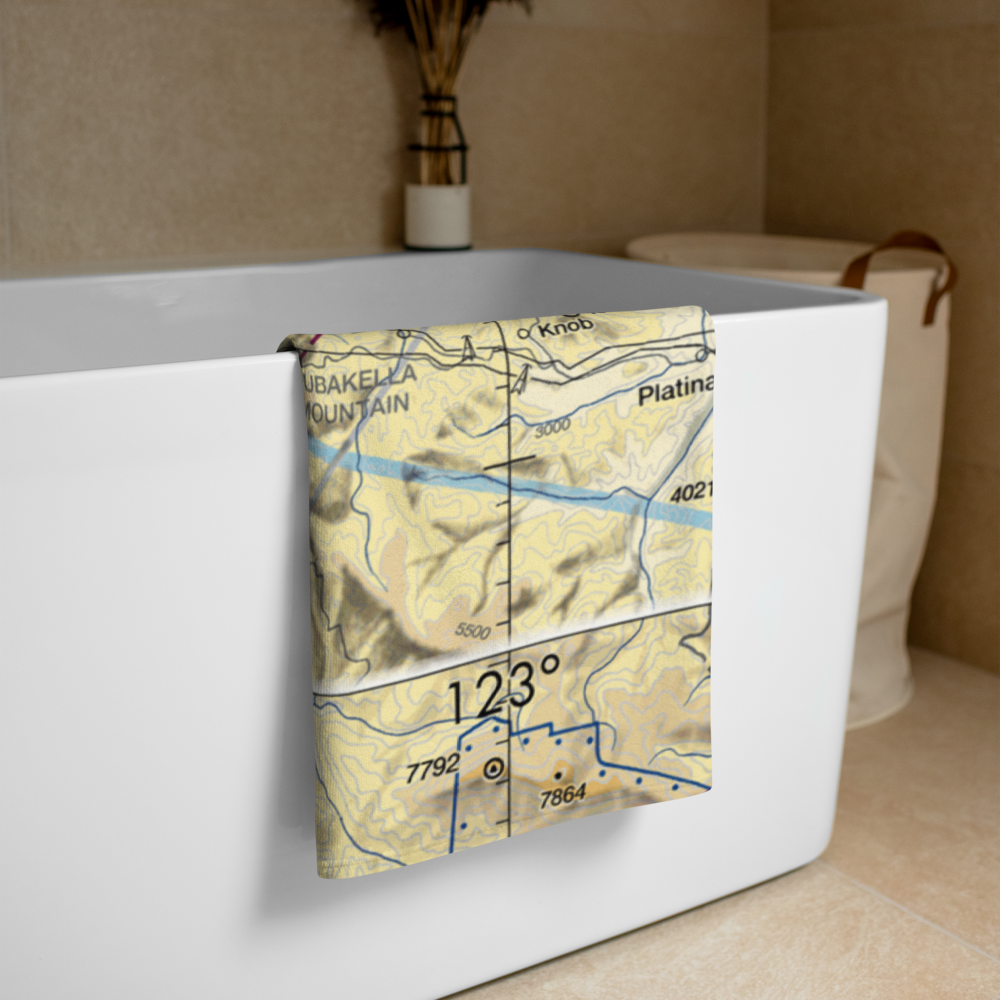 Silver Creek Ranch Airport (41CA) VFR Sectional Towel 