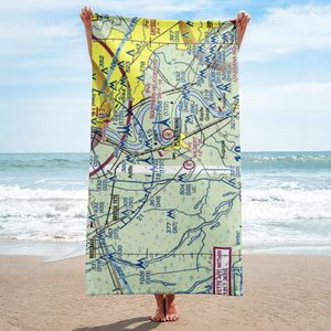 Simpson Airport (LS49) VFR Sectional Towel