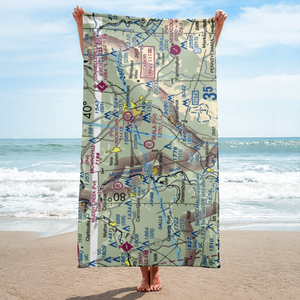 Skala Airport (PN55) VFR Sectional Towel