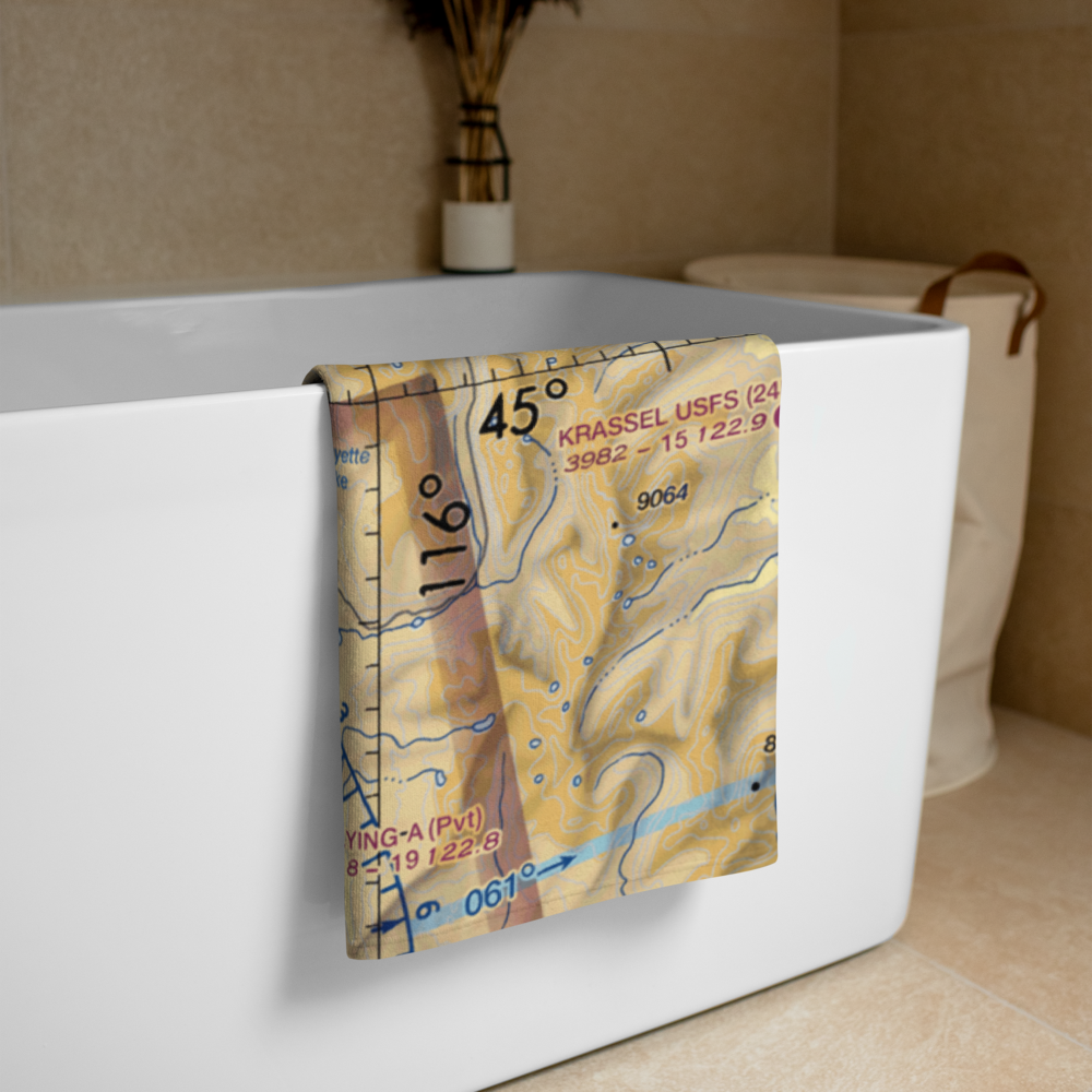 Ski Valley Airport (US-0009) VFR Sectional Towel 