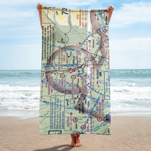 Skid Marks Airport (AK67) VFR Sectional Towel