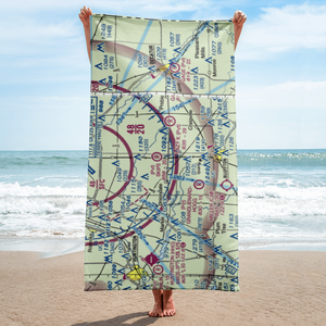 Skip's Place Airport (2IN0) VFR Sectional Towel