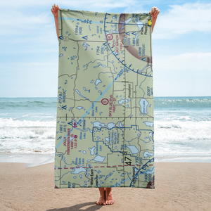 Sky Blue Airfield (6MN0) VFR Sectional Towel