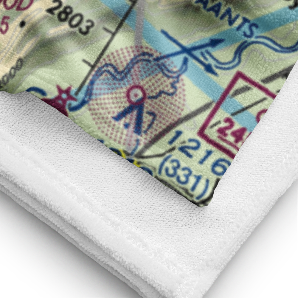 Sky Bryce Airport (VG18) VFR Sectional Towel 