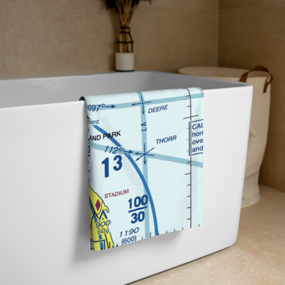 Sky Harbor Airport (OBK) VFR Sectional Towel 