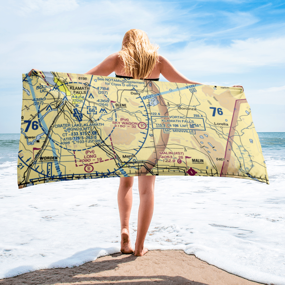 Sky Wagon Ranch Airport (6OG3) VFR Sectional Towel 