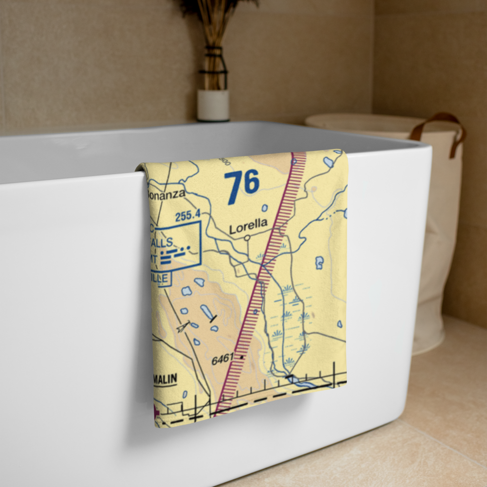 Sky Wagon Ranch Airport (6OG3) VFR Sectional Towel 