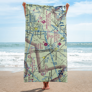 Skydive Lebanon Airport (ME64) VFR Sectional Towel