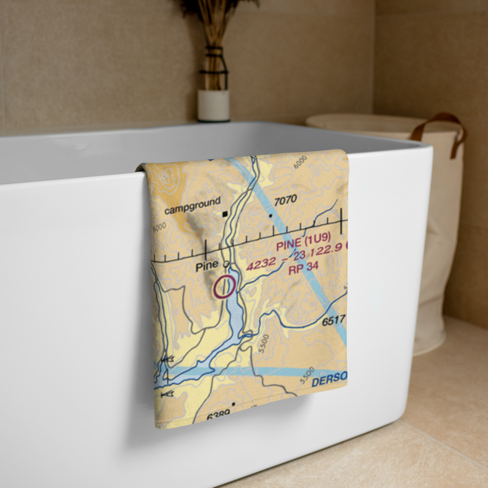 Smith Prairie Airport (2U0) VFR Sectional Towel 