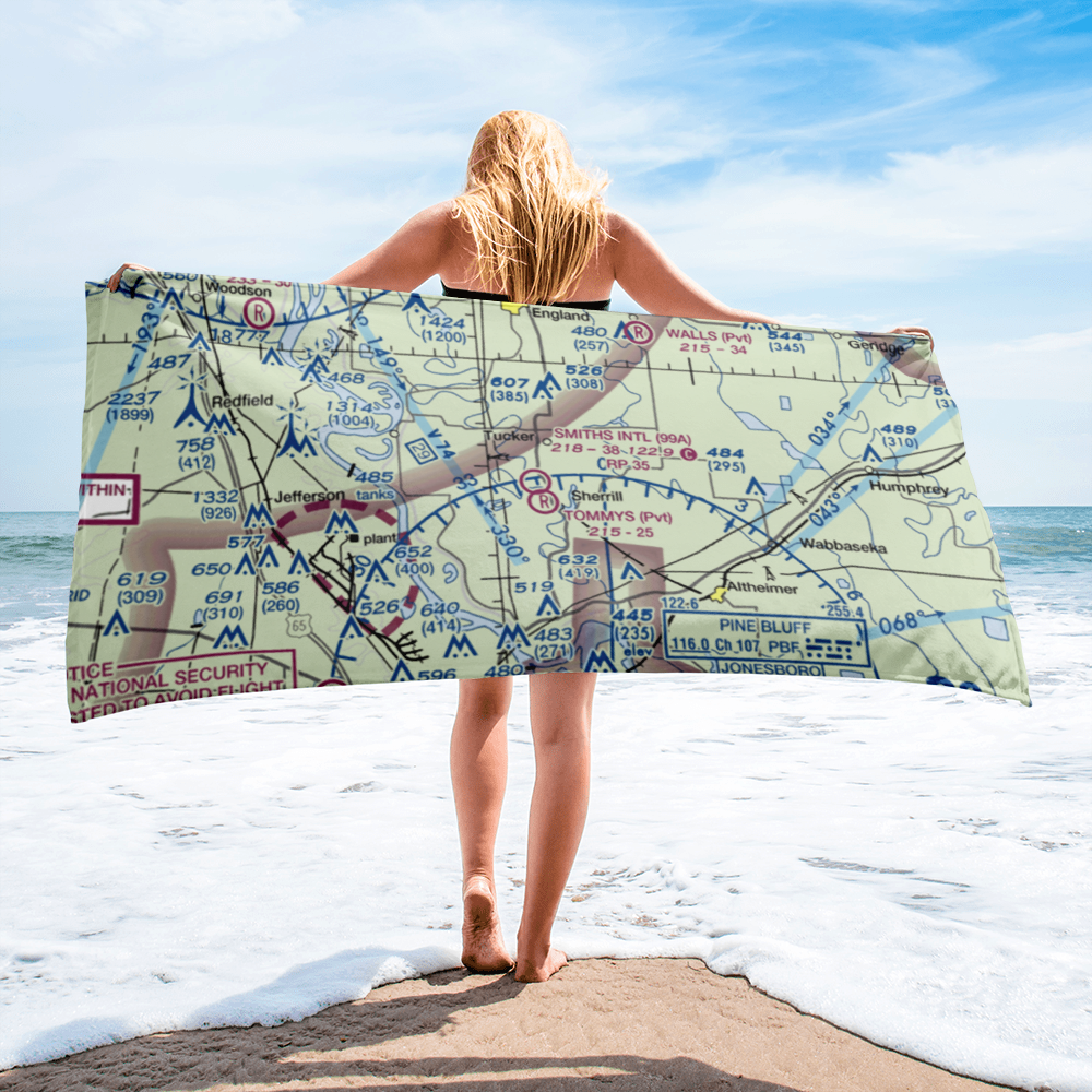 Smith's International Airport (99A) VFR Sectional Towel 