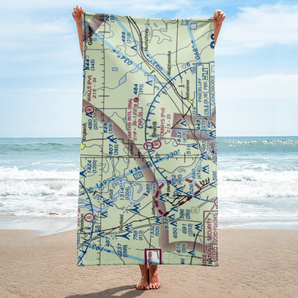 Smith's International Airport (99A) VFR Sectional Towel 