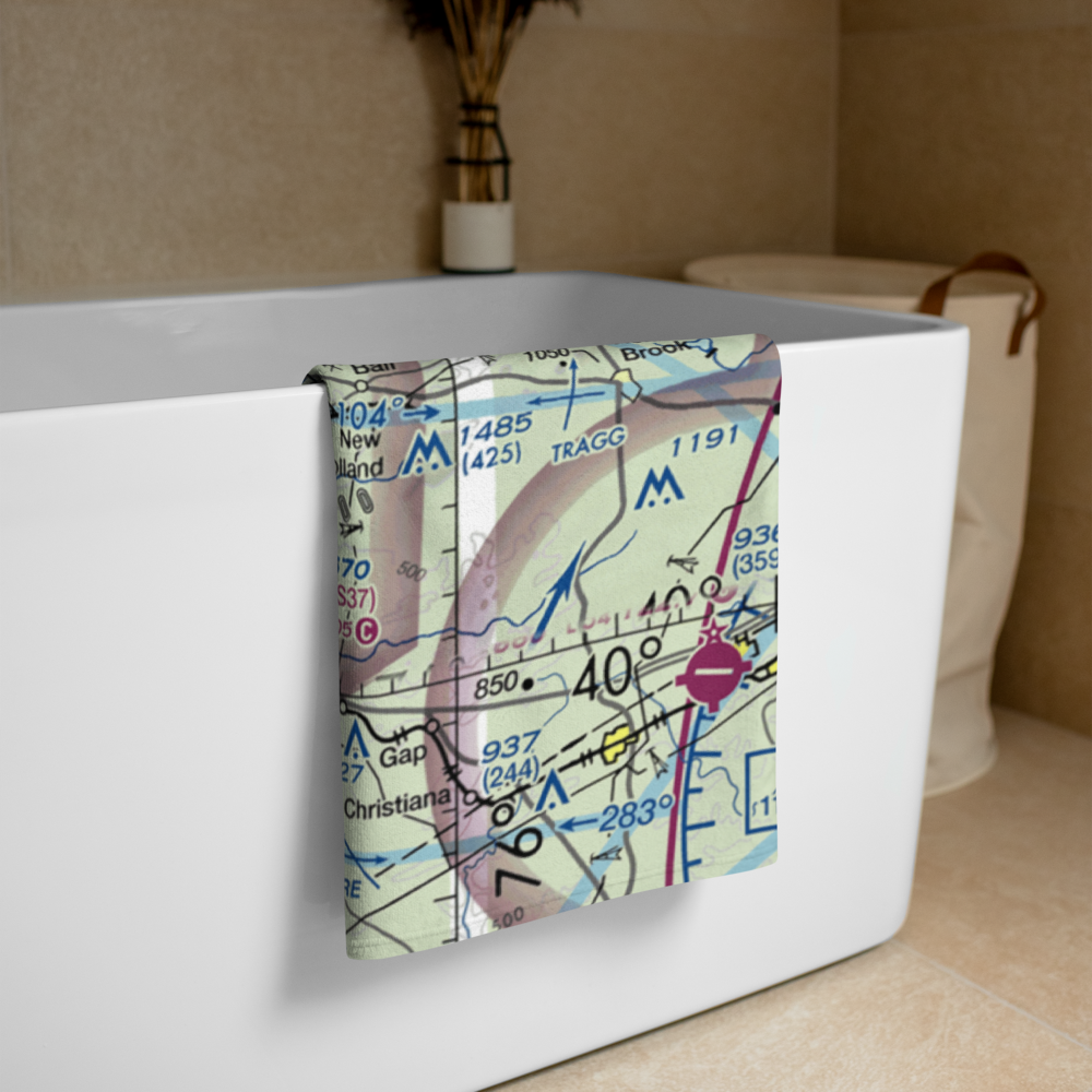 Smoketown Airport (S37) VFR Sectional Towel 