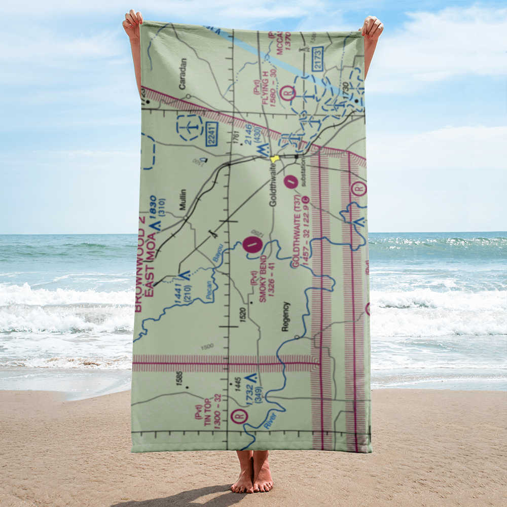 Smoky Bend Ranch Airport (TA24) VFR Sectional Towel 