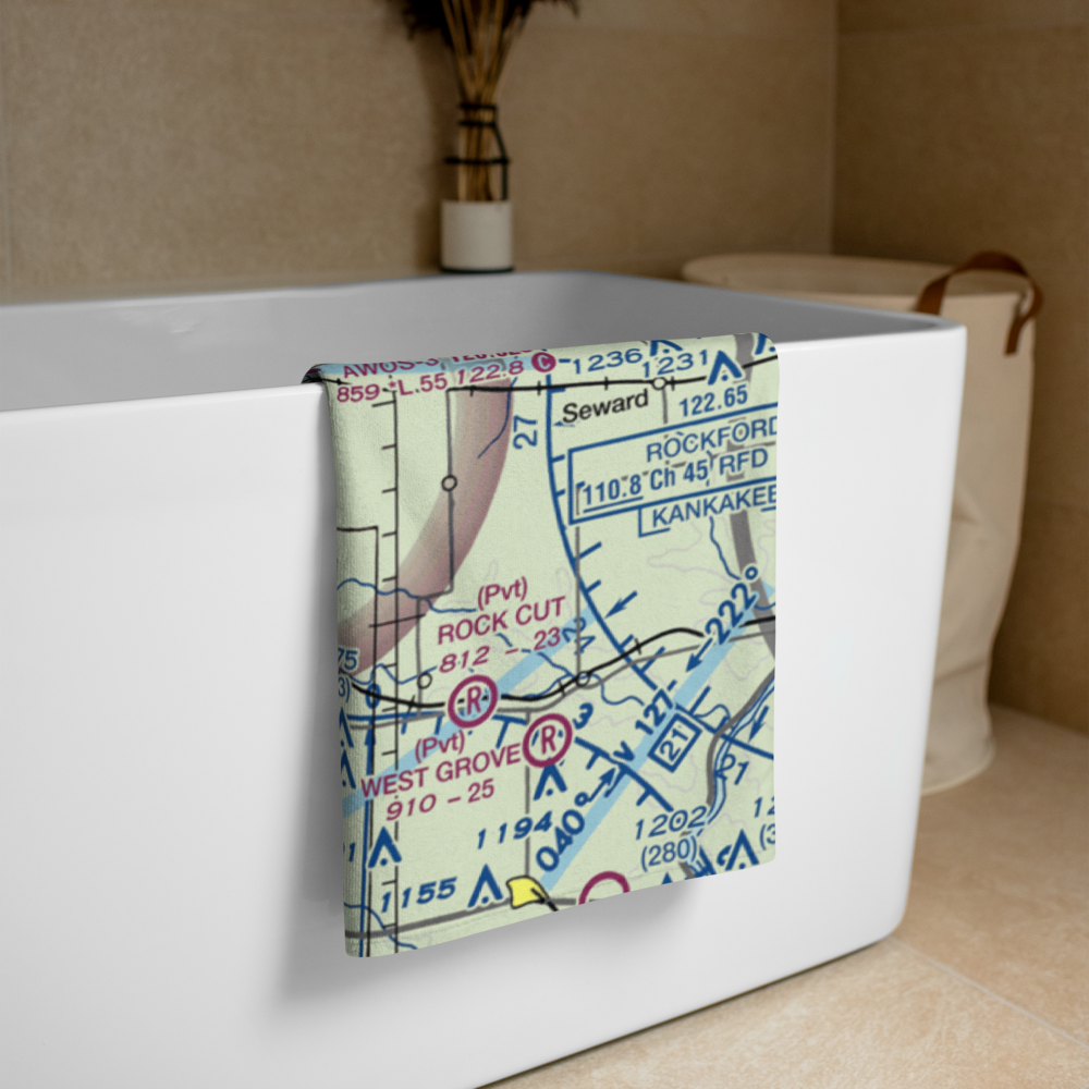 Sneek Airport (2IL0) VFR Sectional Towel 