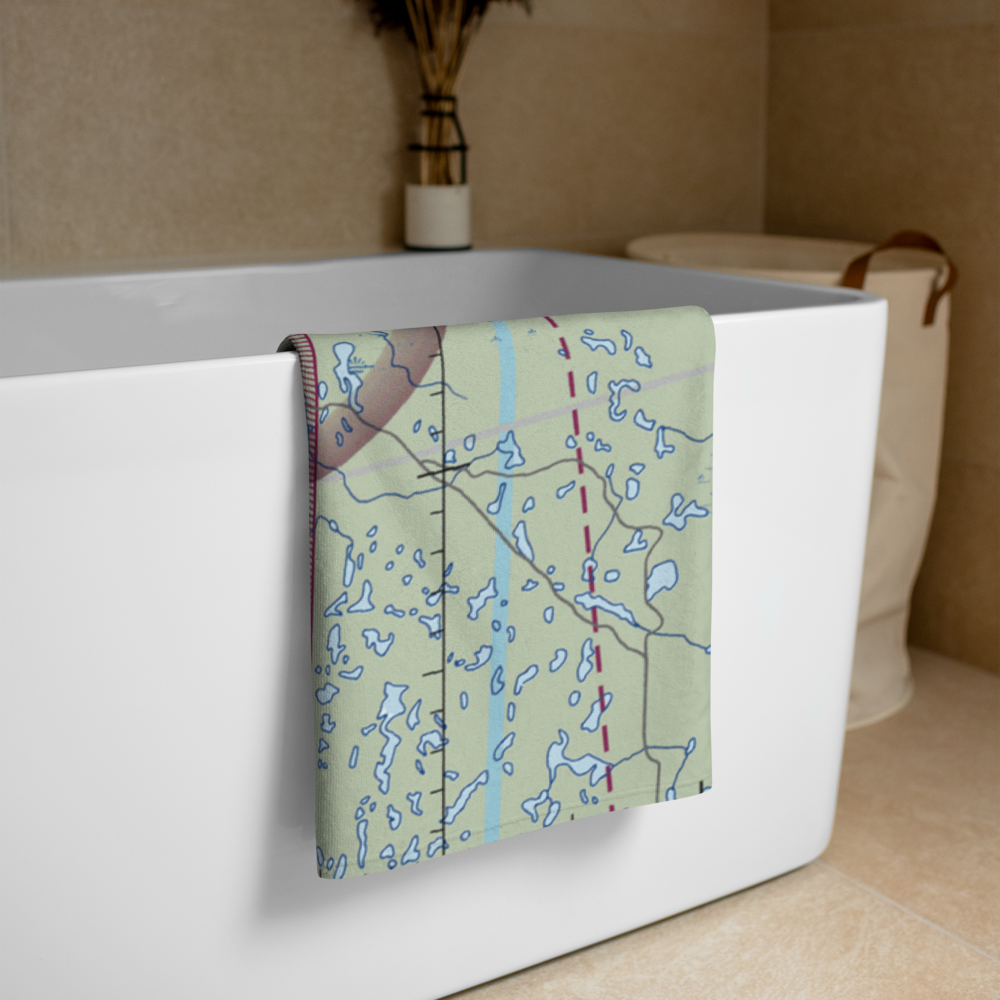 Snell's Seaplane Base (MN73) VFR Sectional Towel 