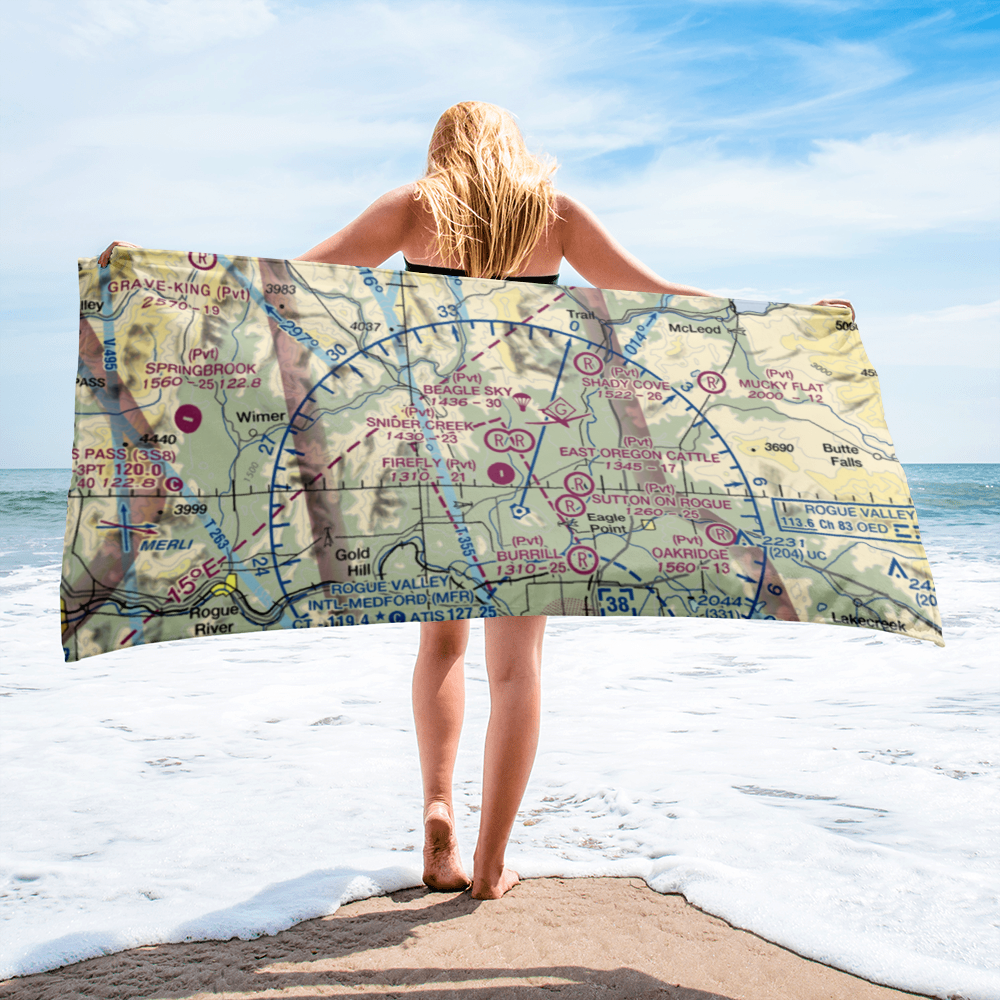 Snider Creek Airport (OR06) VFR Sectional Towel 