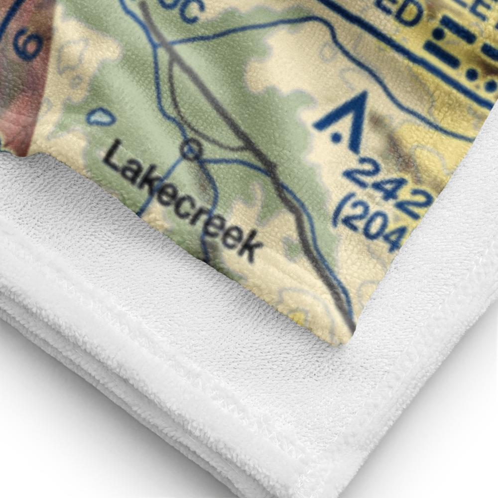 Snider Creek Airport (OR06) VFR Sectional Towel 