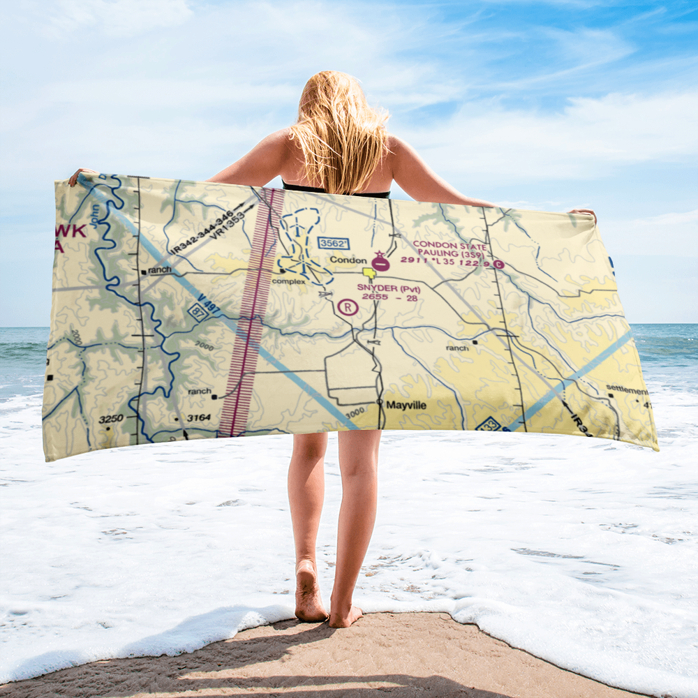 Snyder Ranch Airport (OR48) VFR Sectional Towel 