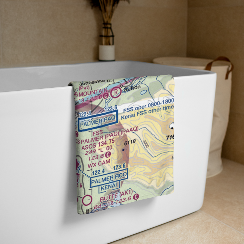 Soloy Strip (87AK) VFR Sectional Towel 