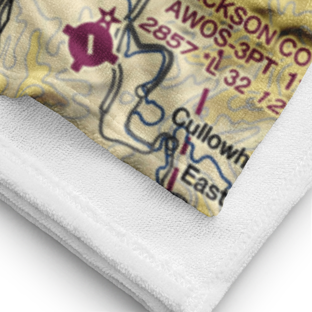 Sossamon Field (57NC) VFR Sectional Towel 