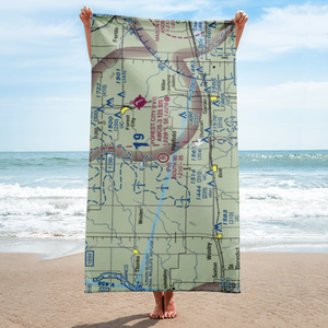 South 80 Field (2IA9) VFR Sectional Towel