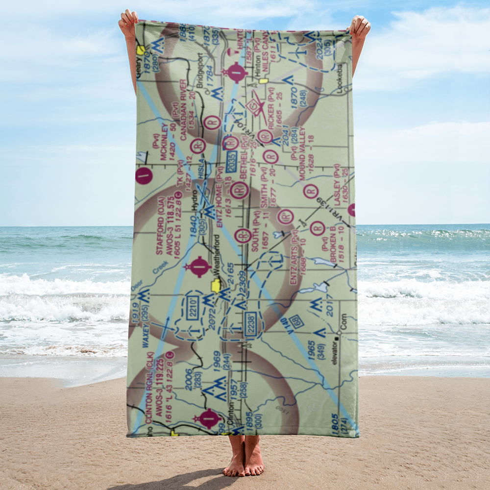 South Farm Airport (32OK) VFR Sectional Towel 