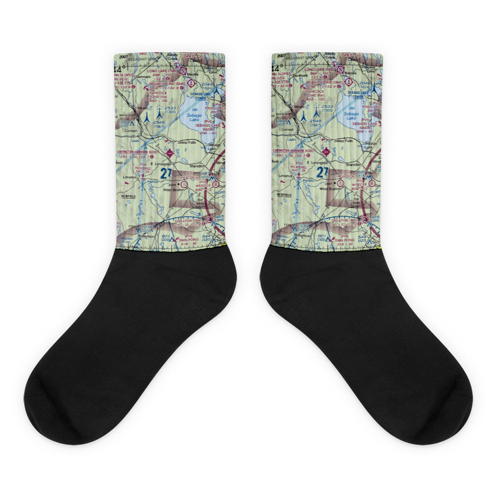 Limington Harmon Airport (63B) VFR Sectional Socks 