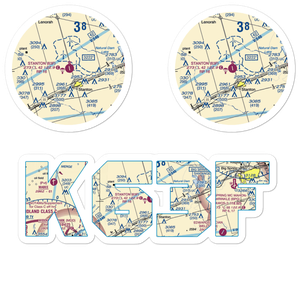 Stanton Municipal Airport (63F) VFR Sectional Sticker Pack