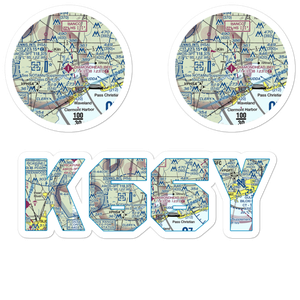 Diamondhead Airport (66Y) VFR Sectional Sticker Pack