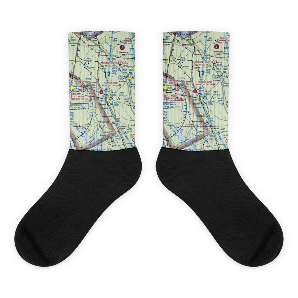 Teague Municipal Airport (68F) VFR Sectional Socks 