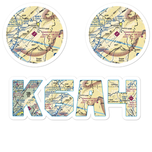 Johnson County Airport (6A4) VFR Sectional Sticker Pack